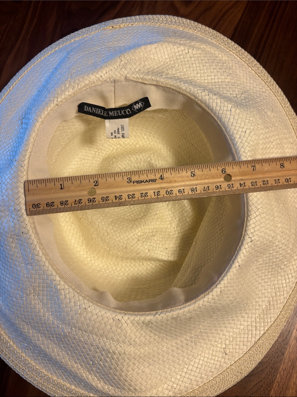 Daniel Meucci Women’s Wide Brim Paper Sun Hat - Picture 9 of 9